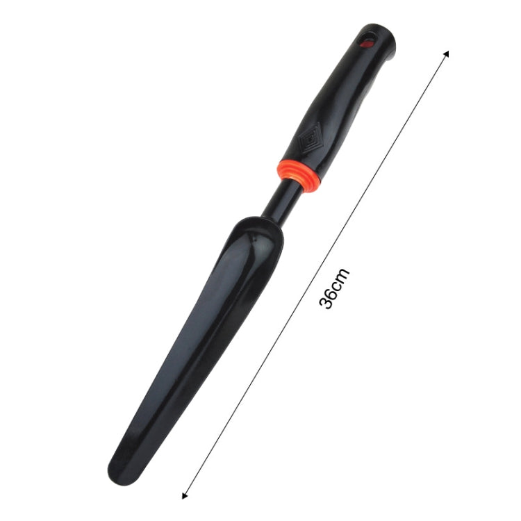 Ferramenta de Jardinagem Arrancador de Ervas Daninhas Redondo com Cabo de Borracha Preto, Arrancador de Ervas Daninhas Redondo
