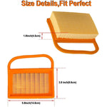Filtro de Ar para Stihl TS410 420 480 500i Serra de Corte de Betão Substituir 4238 141 0300 Stens 605-555 Rotativo 12716, Para Stihl TS410 420