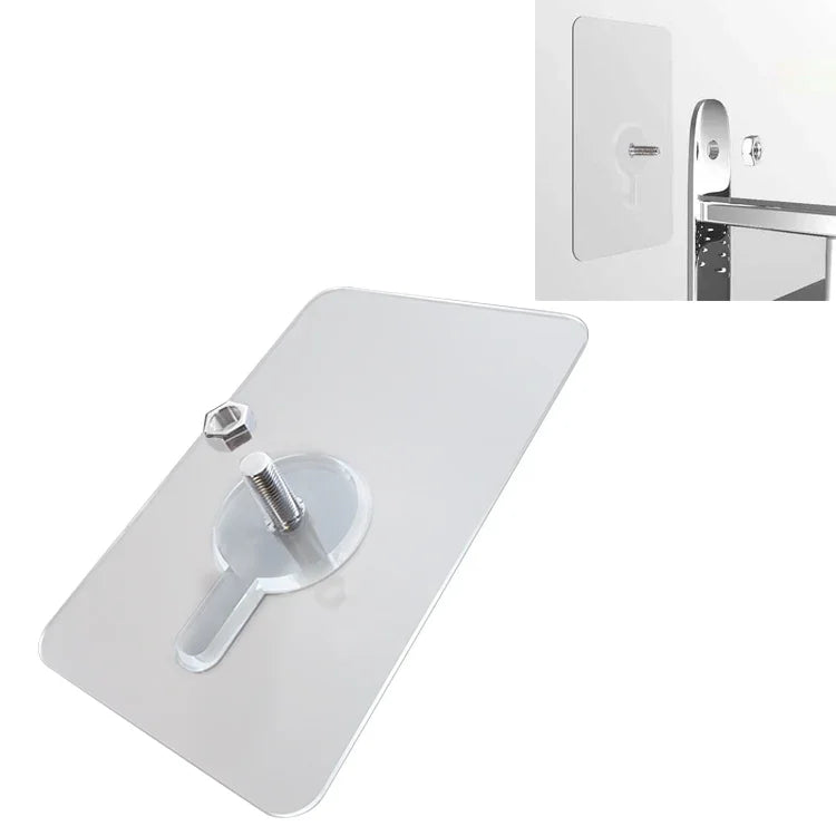 Gancho Adesivo para Parede Sem Perfuração com Parafuso, Comprimento do Parafuso: 10mm, 10mm