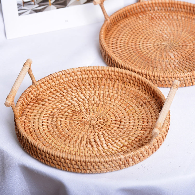 Tabuleiro de armazenamento trançado GP23 para legumes doces e frutas, tamanho L, tamanho L