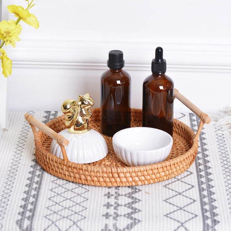Tabuleiro de armazenamento trançado GP23 para legumes doces e frutas, tamanho S, tamanho S