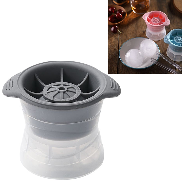 Molde de Cubos de Gelo Esféricos para Whisky e Vinho em Silicone com Tampa