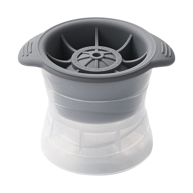 Molde de Cubos de Gelo Esféricos para Whisky e Vinho em Silicone com Tampa