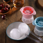Molde de Cubos de Gelo Esféricos para Whisky e Vinho em Silicone com Tampa