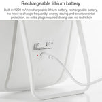 Espelho de Maquilhagem Original Xiaomi Youpin Jordan&Judy com Luz LED, Espelho de Beleza Dobrável Portátil com Lâmpada de Mesa