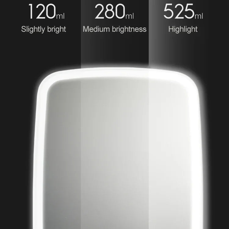 Espelho de Maquilhagem Original Xiaomi Youpin Jordan&Judy com Luz LED, Espelho de Beleza Dobrável Portátil com Lâmpada de Mesa