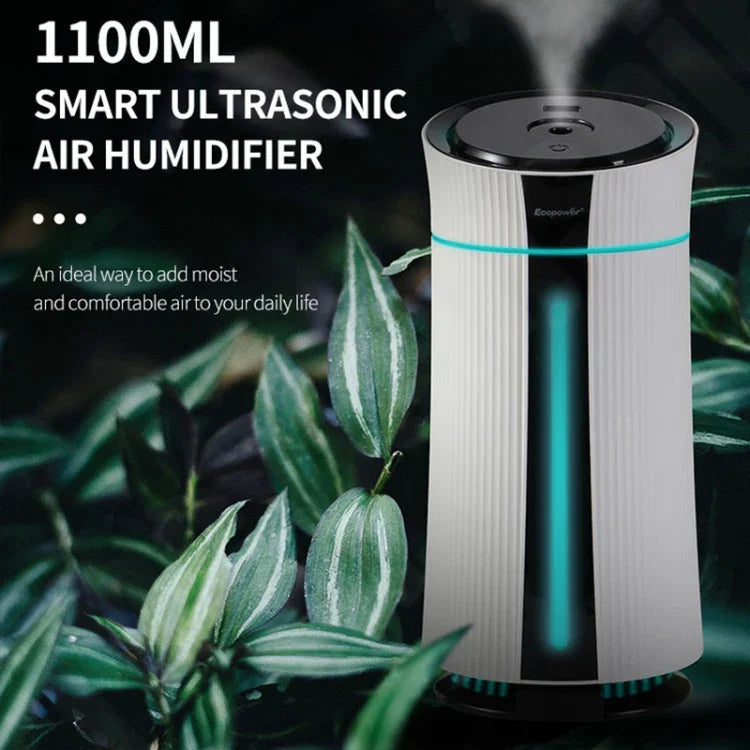 Humidificador Interior A8 com Luz Atmosférica Colorida, A8
