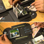 Álbum de Fotos Criativo DIY Livro Comemorativo Caixa de Presente Surpresa Explosiva, Versão Final + PVC, Álbum de Fotos Feito à Mão