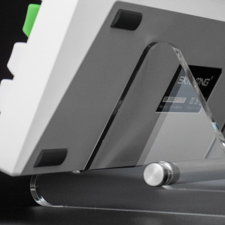 Suporte de Teclado Destacável em Acrílico Transparente de Uma Camada YX003-1