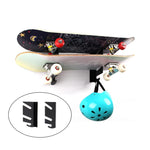Suporte de Parede para Skateboard de Quatro Rodas YX018, 1 Par, YX018