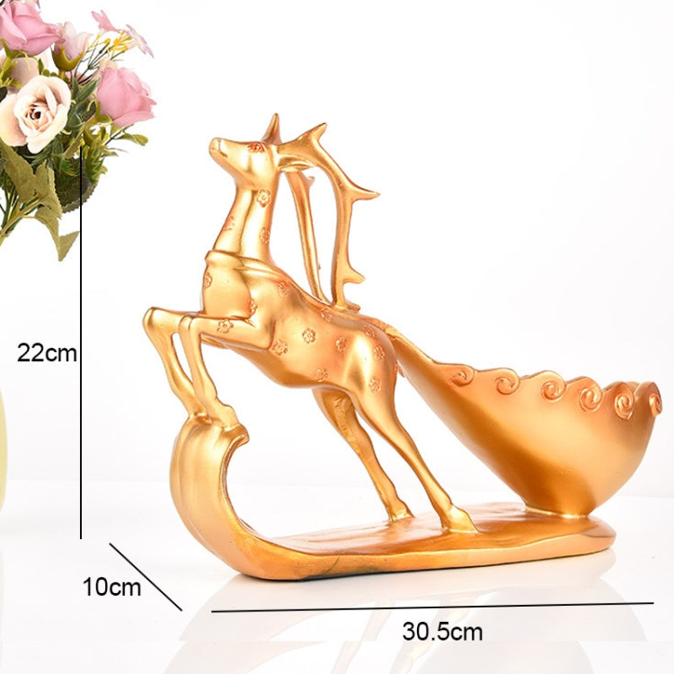 Prateleira Criativa para Vinho em Forma de Cervo Sika, Suporte para Garrafas, Ornamento para Sala de Estar, Presente
