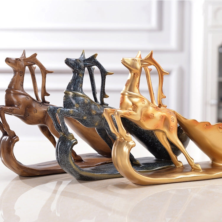 Prateleira Criativa para Vinho em Forma de Cervo Sika, Suporte para Garrafas, Ornamento para Sala de Estar, Presente