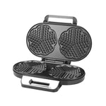 Máquina Doméstica de Waffles e Torradas com Dupla Placa de Aquecimento, Mini Máquina Elétrica para Pequeno-Almoço, Máquina Elétrica para Sanduíches e Bolos, Ficha UE