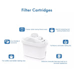 Elemento de Filtro Purificador de Água Universal para Cozinha com Carvão Ativado, Filtro de Carvão Ativado