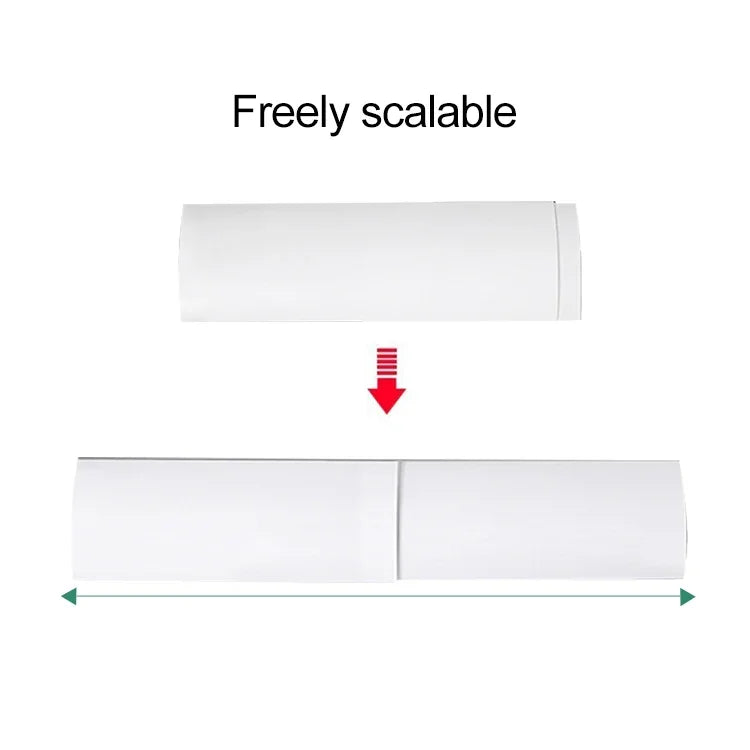 Bedroom Wall-Mounted Baby Universal Anti-Straight Blowing Air Conditioning Windshield Wind Deflector Shroud, Glossy Surface Version, Glossy Surface Version