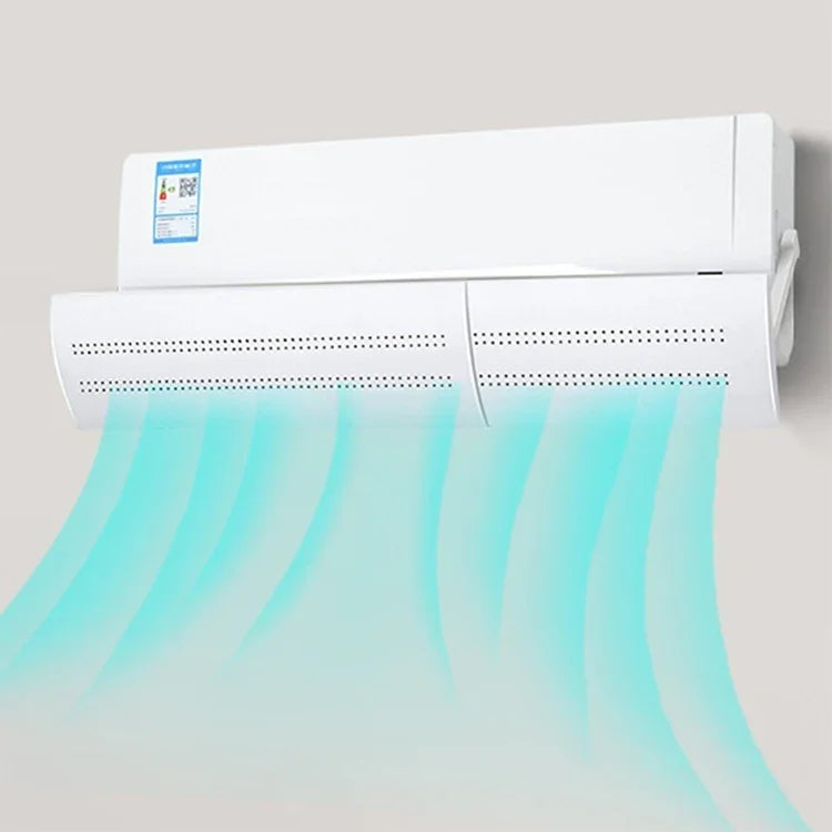 Defletor Universal de Ar Condicionado Montado na Parede para Quarto, Anti-Sopro Direto para Bebé, Versão Melhorada Oca, Versão Melhorada Oca