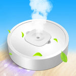 Purificador de Ar Aniónico Portátil Quadrado com Esterilização UV, Humidificador de Ar para Carro e Casa, Esterilização UV Quadrada