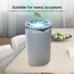 Purificador de Ar Aniónico Portátil Quadrado com Esterilização UV, Humidificador de Ar para Carro e Casa, Esterilização UV Quadrada