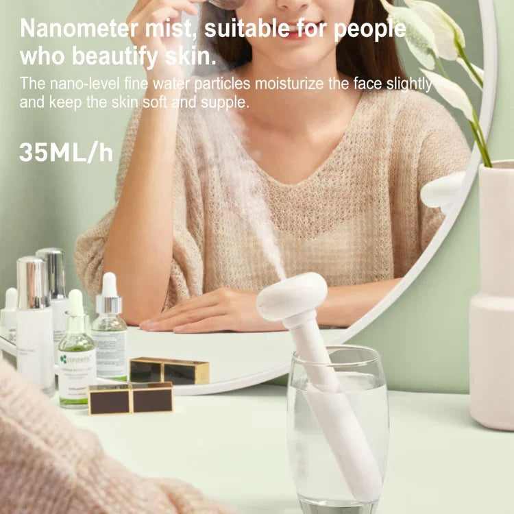 Humidificador Mini USB Silencioso em Forma de Donut Original Xiaomi JISULIFE para Secretária, Versão Melhorada, Humidificador USB Donut