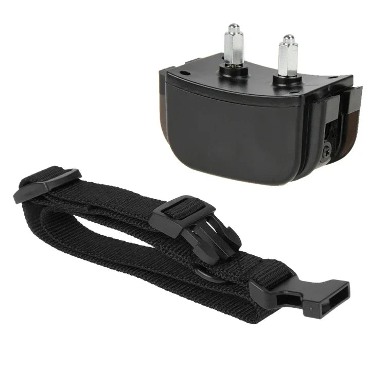 Colar de Treino para Cão Recarregável e à Prova de Água com Controlo Remoto de 300m e Ecrã LCD, Controlo Remoto de 300m