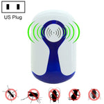Repelente Eletrónico Ultrassónico 3W para Mosquitos, Ratos e Insetos com Luz, Plugue EUA, AC 90-240V, Plugue Reino Unido, Plugue EUA