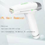 Instrumento de Depilação a Laser IPL Indolor para Beleza Doméstica, Unissexo