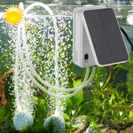 Bomba de Ar Solar Dobrável para Aquário 5V, Plugue US, Oxigenador Solar
