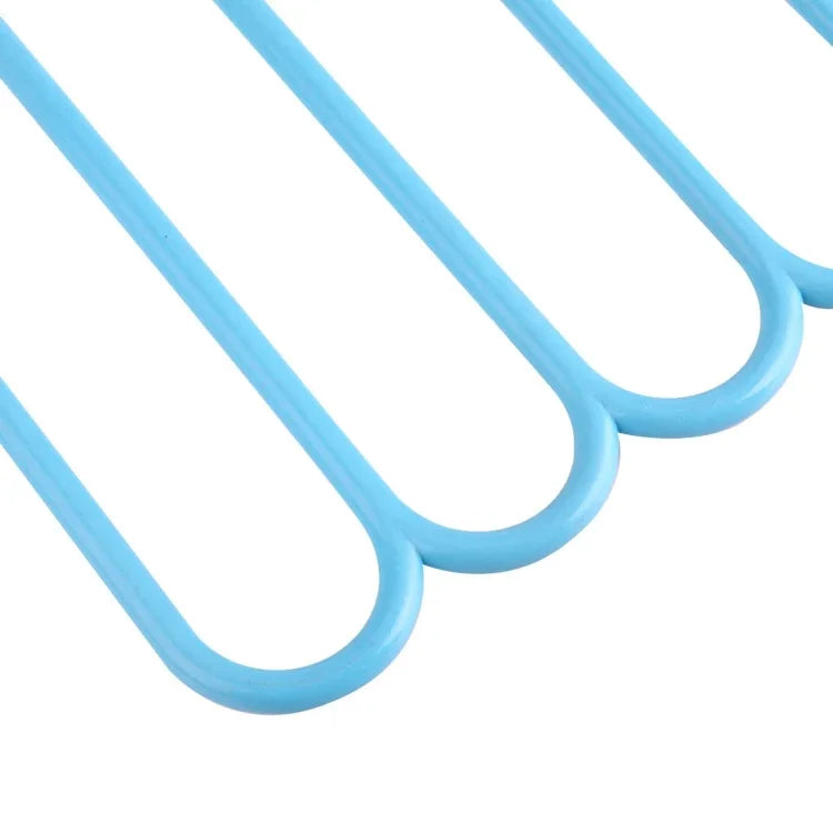 10 Peças de Cabides Multifuncionais de 5 Camadas para Calças, Cachecóis, Gravatas, Cabides de Roupa de Plástico, Cabides de 5 Camadas para Calças