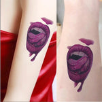10pcs S-291 Halloween Terror Ferida Sangue Boca Realista Tatuagem Temporária Autocolante, S-291/10pcs