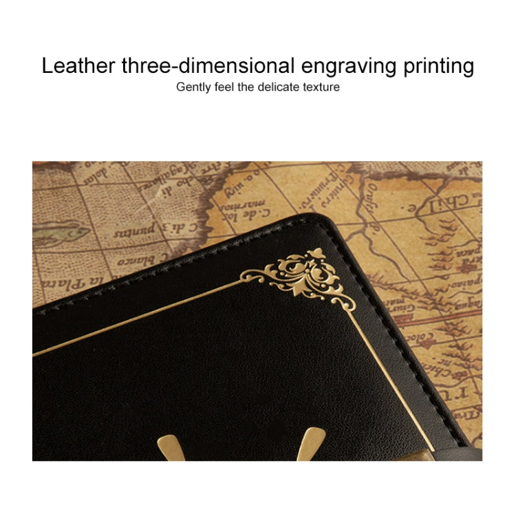 Caderno Diário Sailor Retro B6 com Capa em PU e Fecho com Palavra-passe