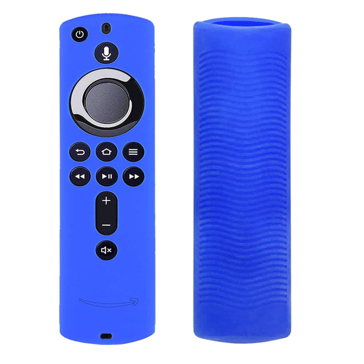 Capa de silicone lavável com textura antiderrapante para comando remoto Amazon Fire TV