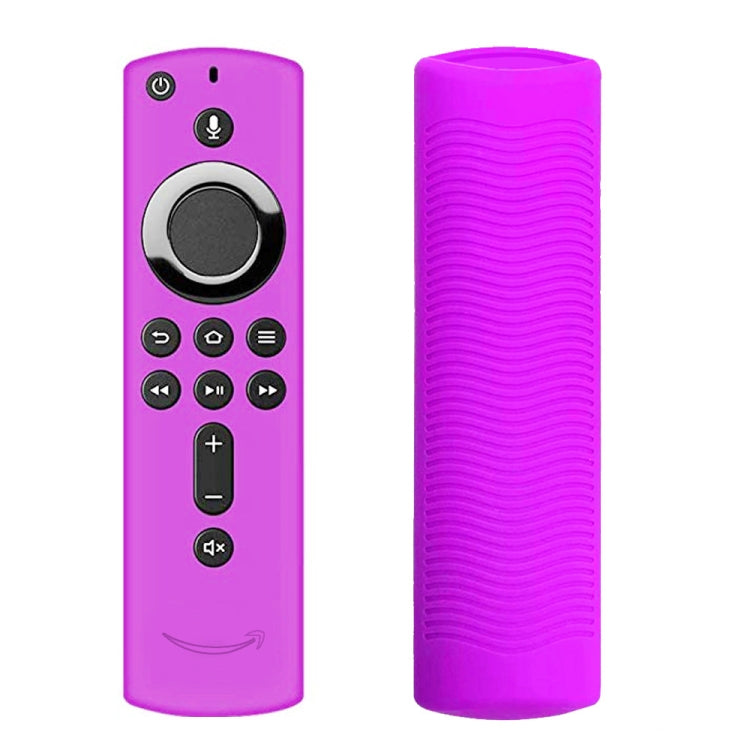 Capa de silicone lavável com textura antiderrapante para comando remoto Amazon Fire TV