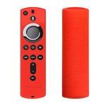 Capa de silicone lavável com textura antiderrapante para comando remoto Amazon Fire TV