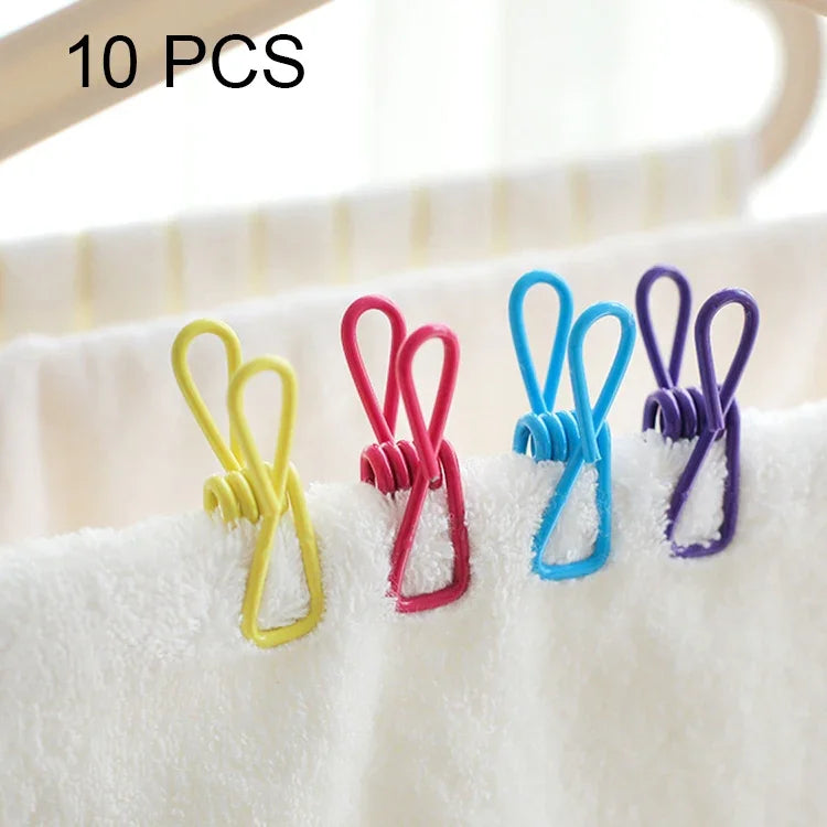 10 Peças de Grampos para Pendurar Fotos em Tecido para Decoração de Casa Multifuncional, Entrega de Cor Aleatória, Grampos para Pendurar