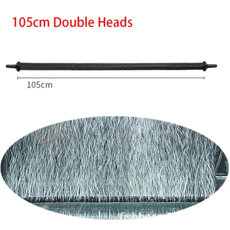 Bomba de Aquário com Dupla Cabeça de 105cm, Barra de Bolhas, Mangueira, Acessórios para Aquário, Difusor de Oxigénio para Aquários e Tanques de Peixes, Dupla Cabeça de 105cm