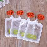 50 Sacos de Armazenamento para Distribuição de Puré em Saco de Aperto, Compatível com Dispensador de Alimentos HC14554