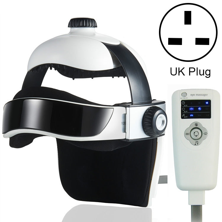 Massajador Eletrónico de Cabeça por Pressão de Ar, Capacete Massajador com Música Relaxante, Ficha US, HC06285, HC06285EU, HC06285UK