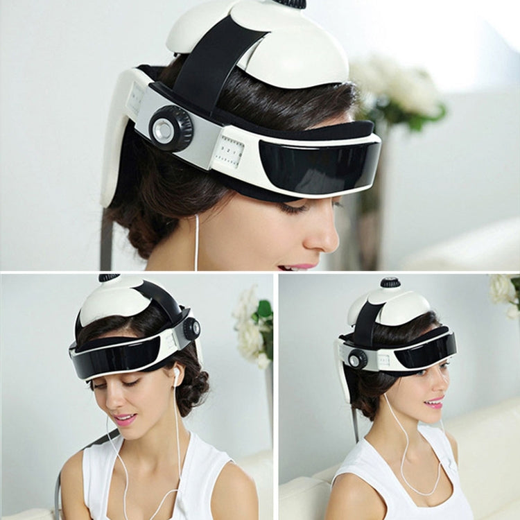 Massajador Eletrónico de Cabeça por Pressão de Ar, Capacete Massajador com Música Relaxante, Ficha US, HC06285, HC06285EU, HC06285UK