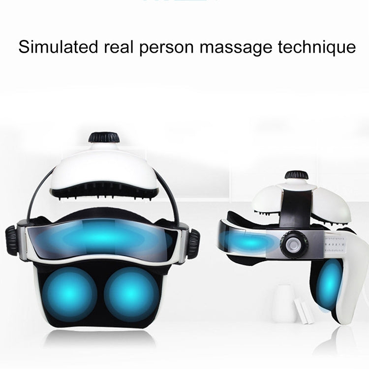 Massajador Eletrónico de Cabeça por Pressão de Ar, Capacete Massajador com Música Relaxante, Ficha US, HC06285, HC06285EU, HC06285UK
