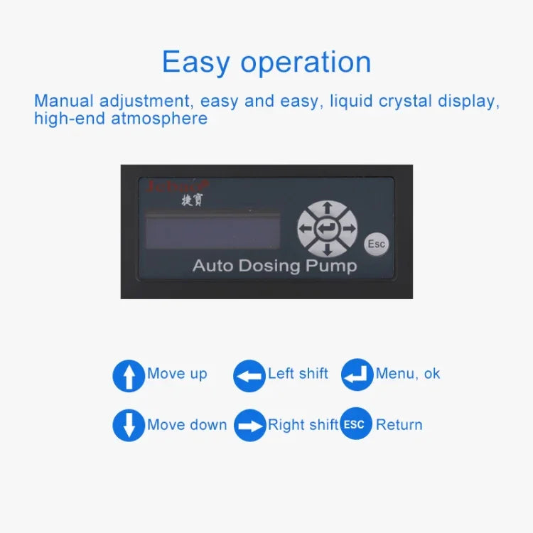 Bomba de Dosagem Automática Jebao DP-2 4W, Bomba Peristáltica de 2 Canais para Aquário, Alimentador Automático de Recifes de Coral, Dispensador de Líquidos, Ficha US, DP-2 4W