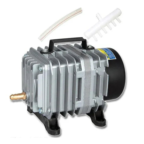 ACO-004 Bomba de Ar Eletromagnética 58W 75L/Min Compressor para Aquário de Marisco e Peixes Aumenta o Fluxo de Oxigénio, Ficha US, ACO-004