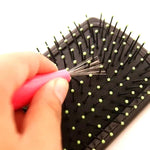 Limpa Pentes para Cabelo, Cor-de-Rosa