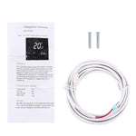 Termóstato Digital de Aquecimento Eletrónico BHT-3001 16A com LCD, Sensor, Relógio / Temperatura / Hora / Semana / Aquecimento, etc., BHT-3001 16A (Preto), BHT-3001 16A (Branco)