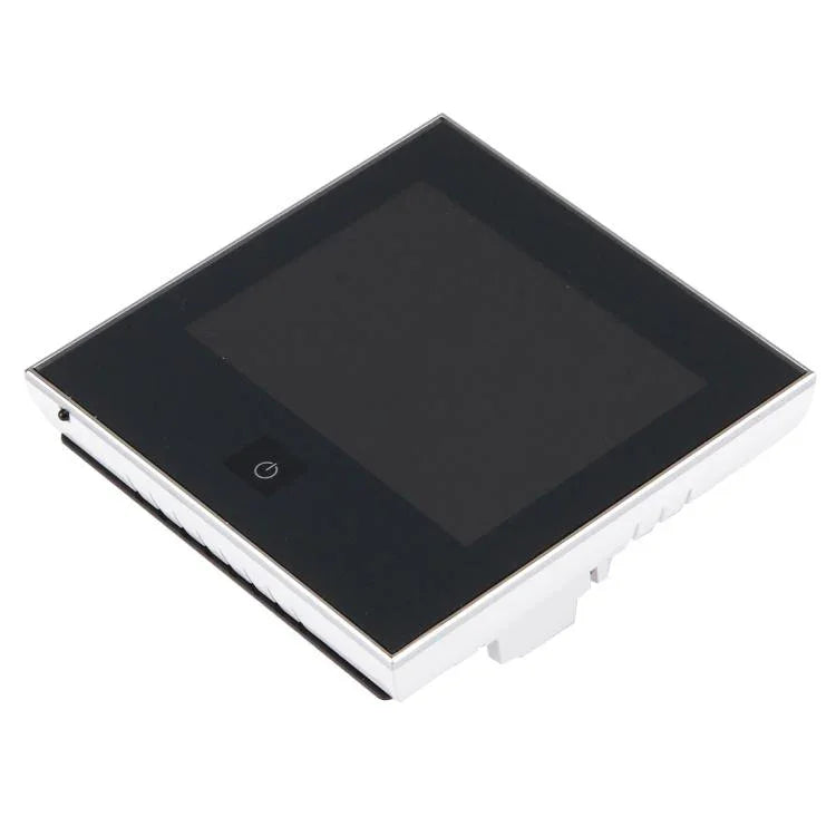 Termostato de sala para unidade de ventiloconvectores de 2 tubos com ecrã tátil LCD tipo ar condicionado central BAC-2000, Velocidade do ventilador / Relógio / Temperatura / Hora / Semana / Aquecimento etc., BAC-2000 (Preto), BAC-2000 (Branco)