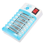 Lâmpada Noturna Mata-Mosquitos Eficiente com 4 LEDs de Luz Azul, Ficha US, AC110V