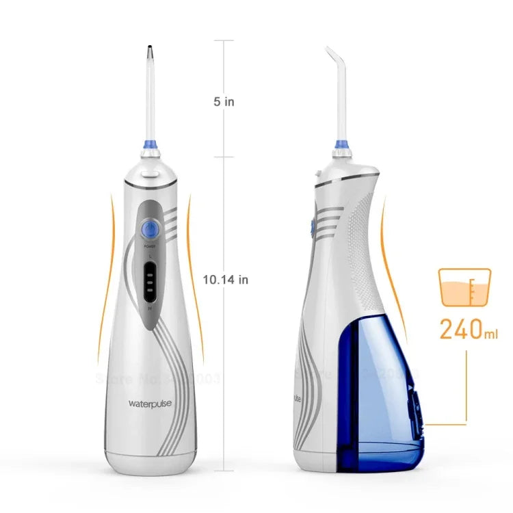 Irrigador Oral Dentário Sem Fios Recarregável USB Waterpulse V400Plus, V400Plus, Ficha: Reino Unido