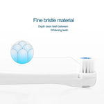 Conjunto Criativo de Escova de Dentes Elétrica Rotativa Impermeável Doméstica 2W com 4 Cabeças de Escova de Substituição e Base, 8500 Rotações Por Minuto