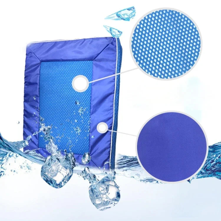 Colchão de Verão para Cão, Almofada Refrescante Destacável, Cama para Animal de Estimação, Grande, Tamanho: 73*46*4cm, Tamanho: 73*46*4cm