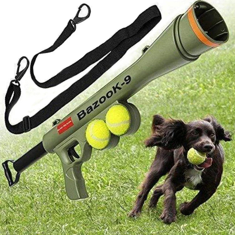 Brinquedo para Cão Suprimentos de Treino Lançador Remoto de Velocidade Mira Lançador de Ténis, Tamanho:52*19*9cm, Lançador de Ténis