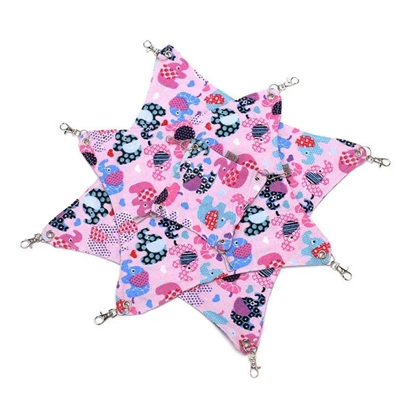 Rede de Lona para Animal de Estimação, Rede Quente e Aconchegante para Gato, Tapete Ninho para Hamster, Cama para Animal de Estimação, Médio, Tamanho: 33*30cm, Entrega de Cor Aleatória, Tamanho: 33*30cm